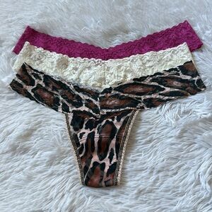 (3) Hanky Panky lowrise thong